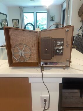 Keystone sixty  8mm Film Projector — Brown